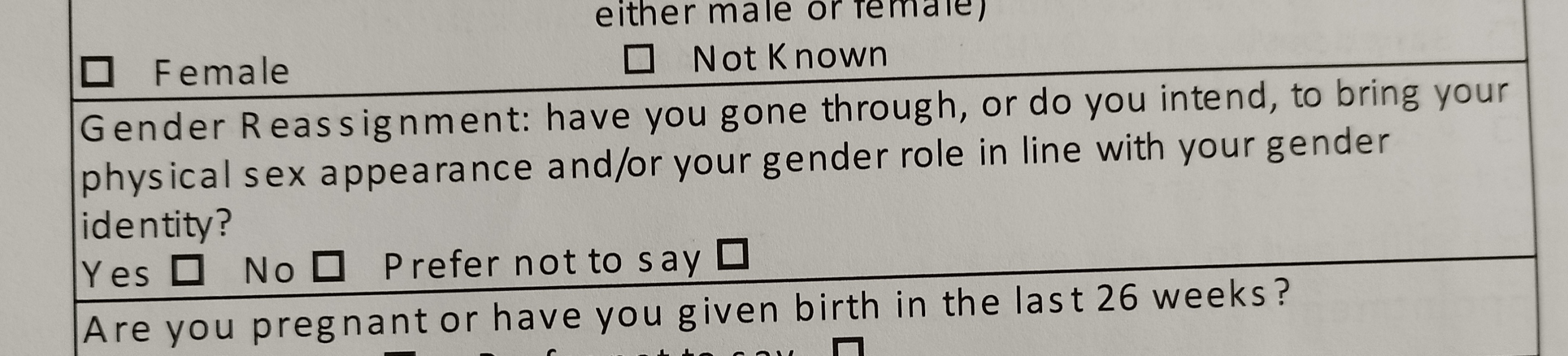 NHS and impossible questions!