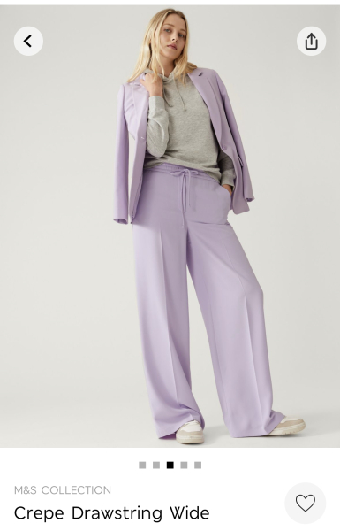Matching blazer out of stock. What goes with these trousers. 