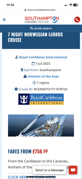 Royal Caribbean changing cruise price after paying
