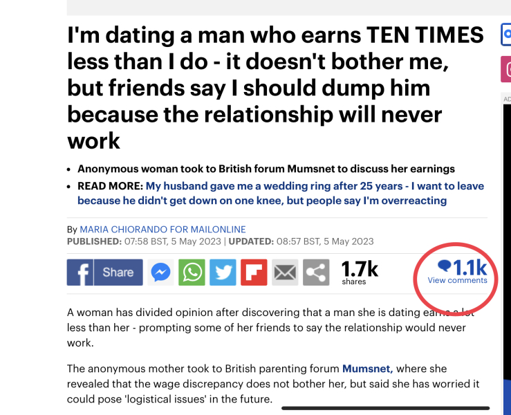 To date a guy who earns significantly less than me