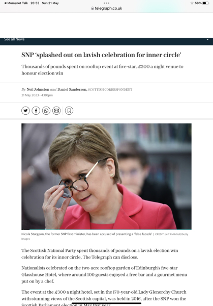 SNP shenanigans continued…