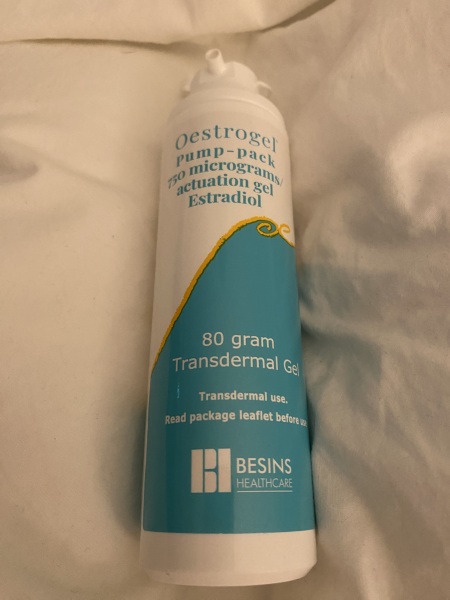 Oestrogel: new packaging (yet again)?