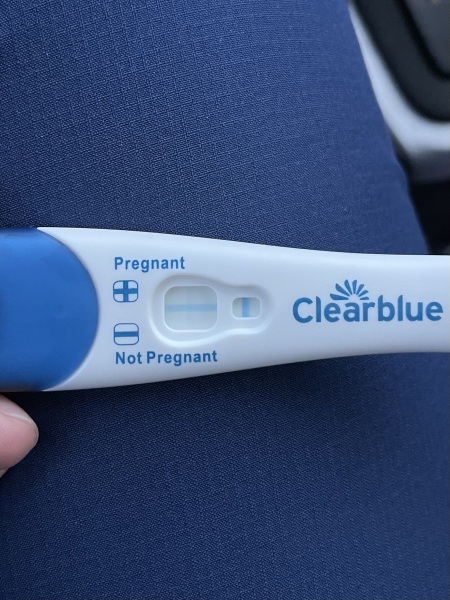 Faint positive Clear Blue