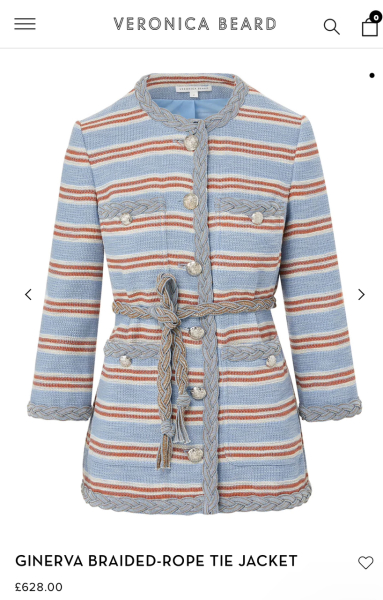 UFO long jacket with braid