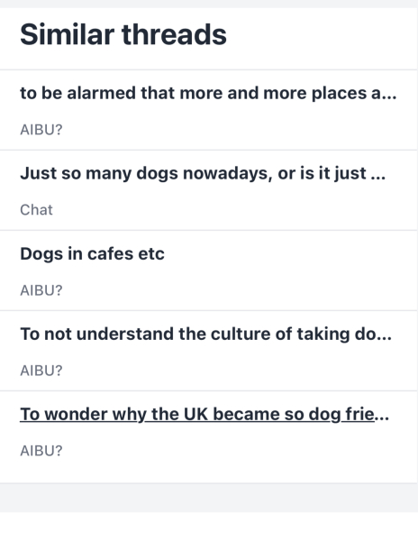 Dogs everywhere?