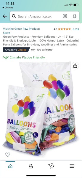AIBU to beg for no more balloon releases