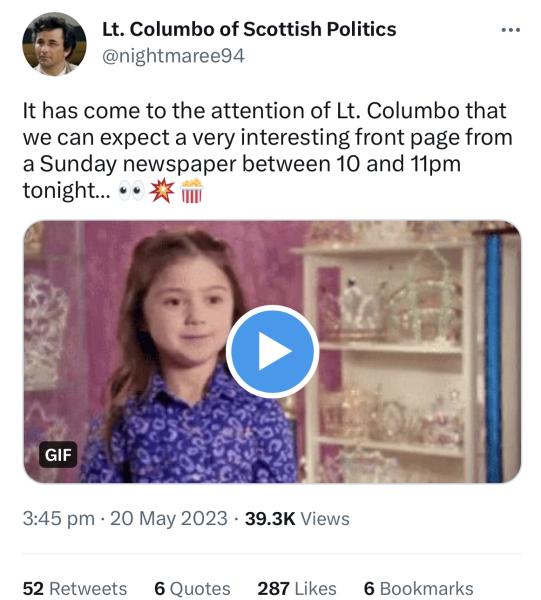 SNP shenanigans continued…