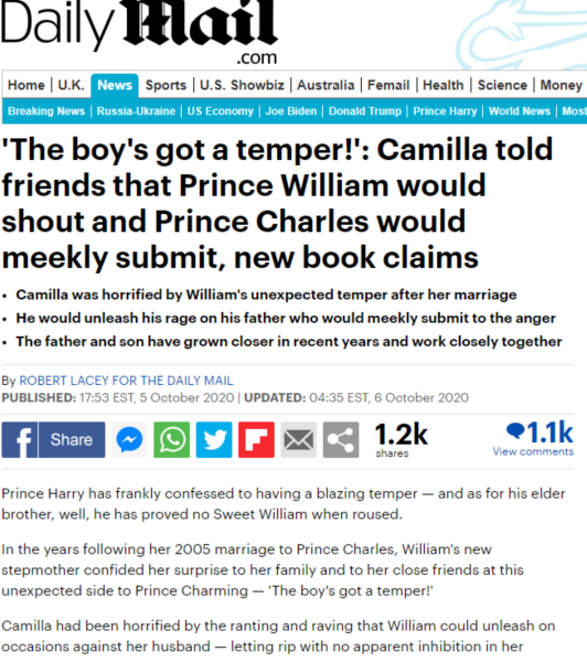 To think William will struggle when he’s King?