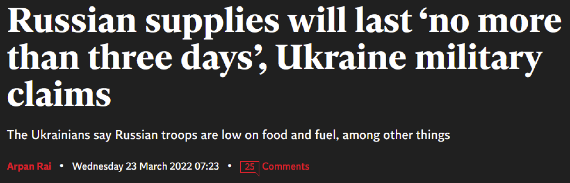 Ukraine Invasion: Part 40