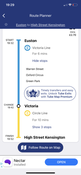 London Underground knowledge please!