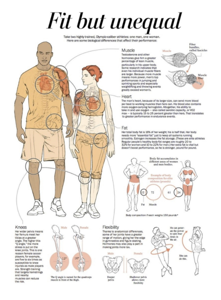 Call for scientific studies regarding sports when men compete against women