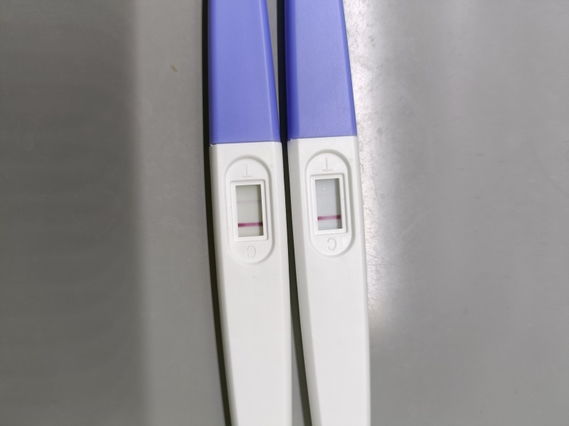 Urine test second line after an hour 