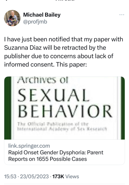 ROGD Paper withdrawn