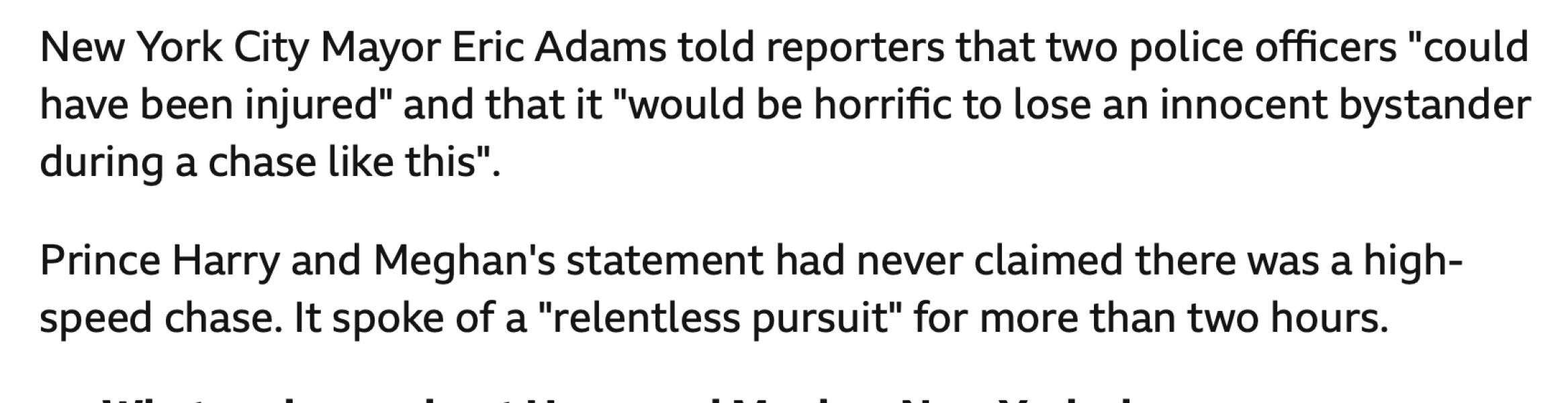 Harry and Meghan and Doria car accident?