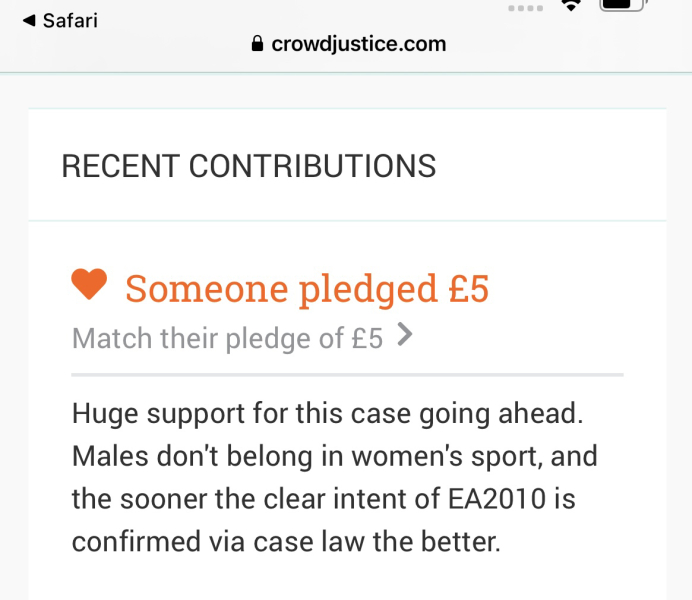 Nancy Kelly wants us to support this man's fight to play rugby with women.