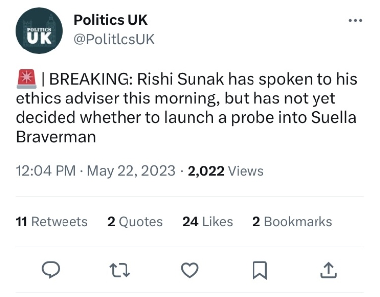 Thread 24, Sunak and the local elections aftermath