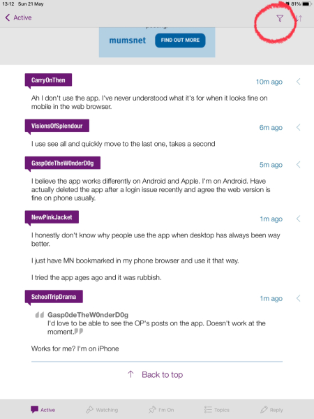 May we have a 'jump to OPs latest post' option please. 