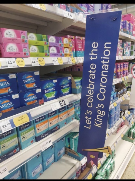 Shops don't give a shit about the coronation, do they?