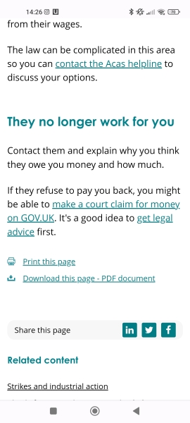 Overpaid by ex employer 