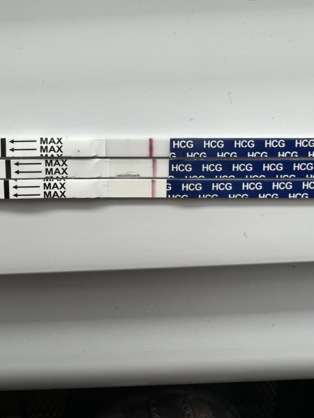 Faint positive?