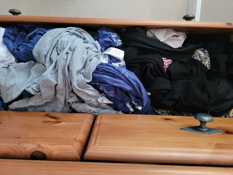 What is folding laundry?