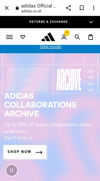 Now Adidas are at it!