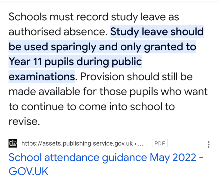 Sixth Form Attendance importance?