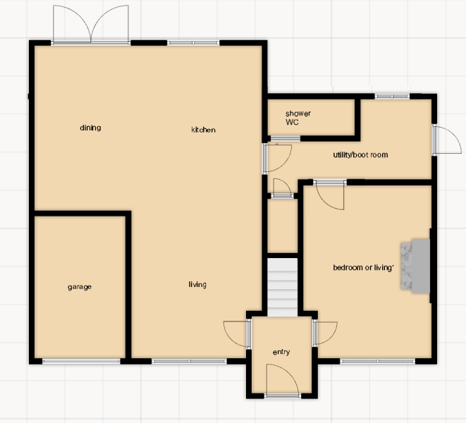 Would you rather a ground floor bedroom or an extra living room?