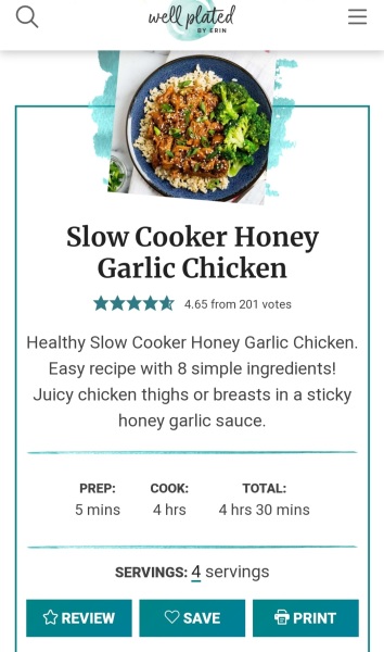 Chicken thigh slow cooker/one pot recipes 