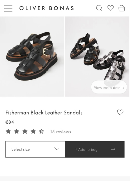 It’s another sandals one