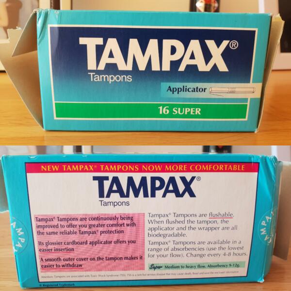 Am I the only one who thought tampons were flushable?!