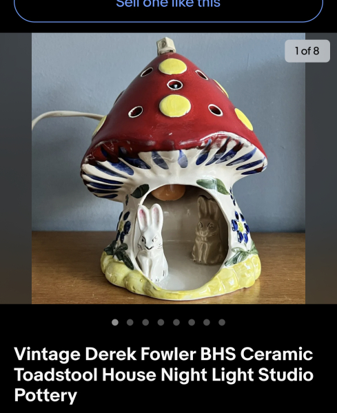 Mushroom house light from the 80s...