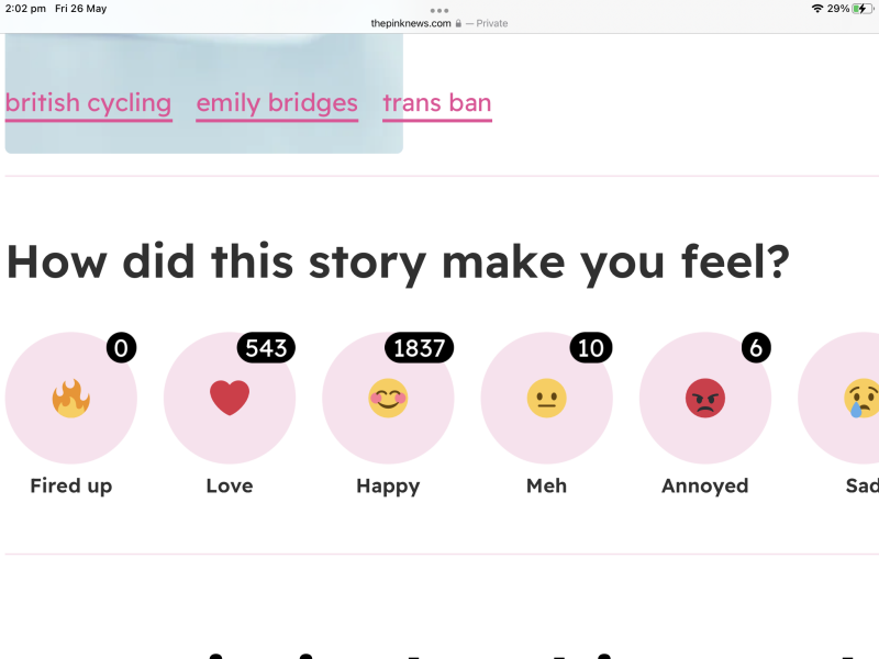 New British Cycling trans policy