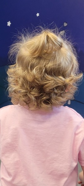 Toddler curly hair help