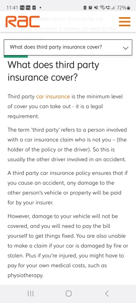 To think the person that hit my car should pay for it?