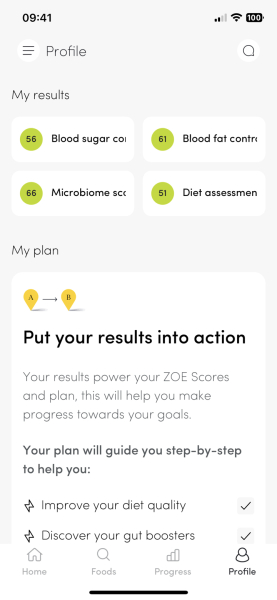 Anyone just started the ZOE nutrition testing? 