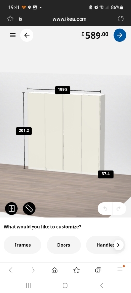 Ikea Pax for hall help please