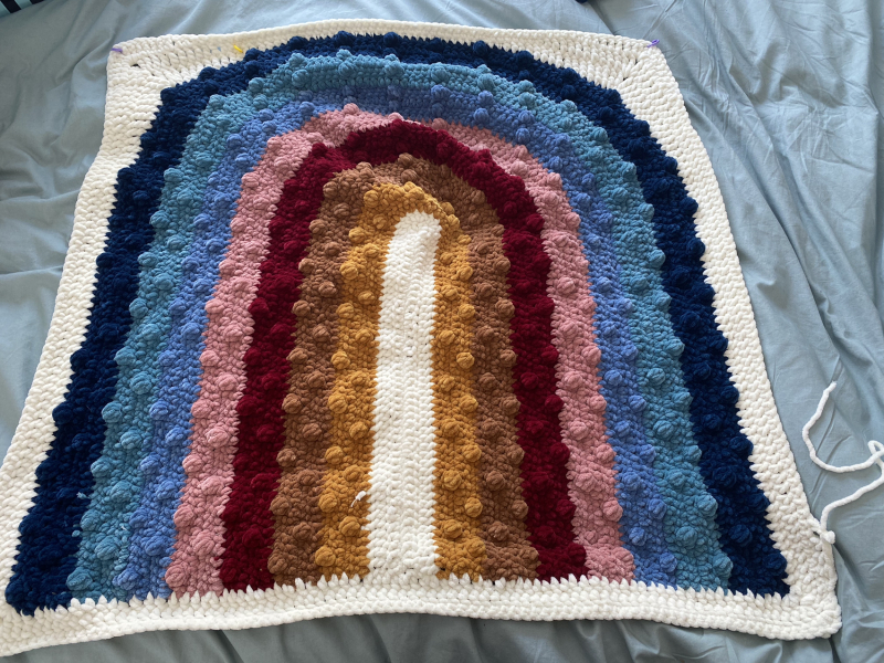 A lost ball of wool thread