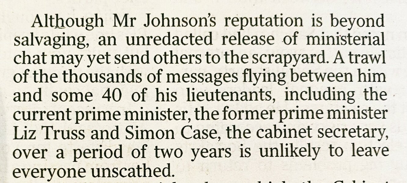 Thread 24, Sunak and the local elections aftermath