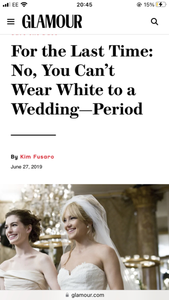 Aibu upset sil wore at our wedding 