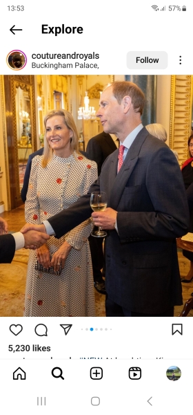 Duchess of Edinburgh's dress