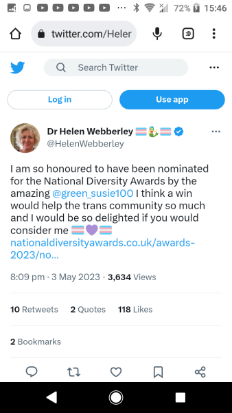 Helen Webberley Gender GP urges Dr Hillary Cass to adopt WPATH standards of care