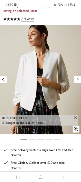 Ivory jacket for a wedding?