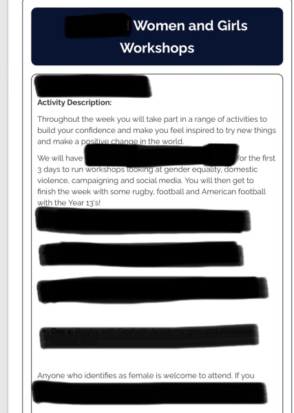 How to complain to school about this course they're advertising