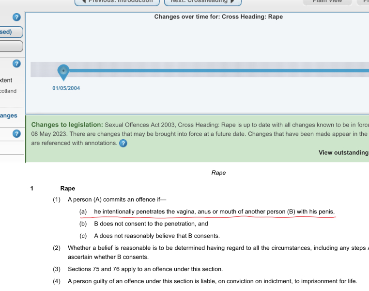 Husband says I raped him