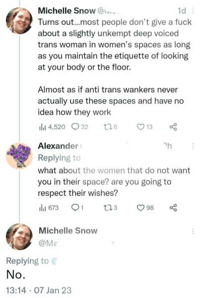 Transitioning man in the womens open changing room and communal showers at local swimming pool