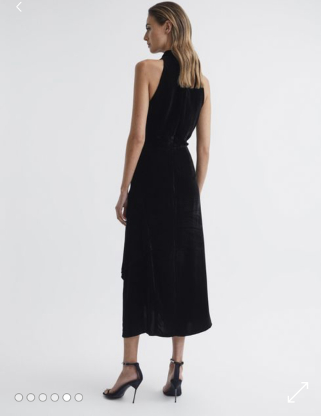 REISS velvet dress - I’ve never worn velvet before - help