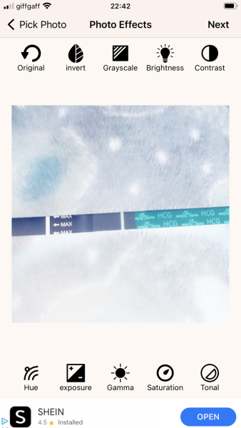 6dpo positive pregnancy test 