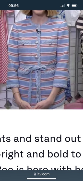 UFO long jacket with braid