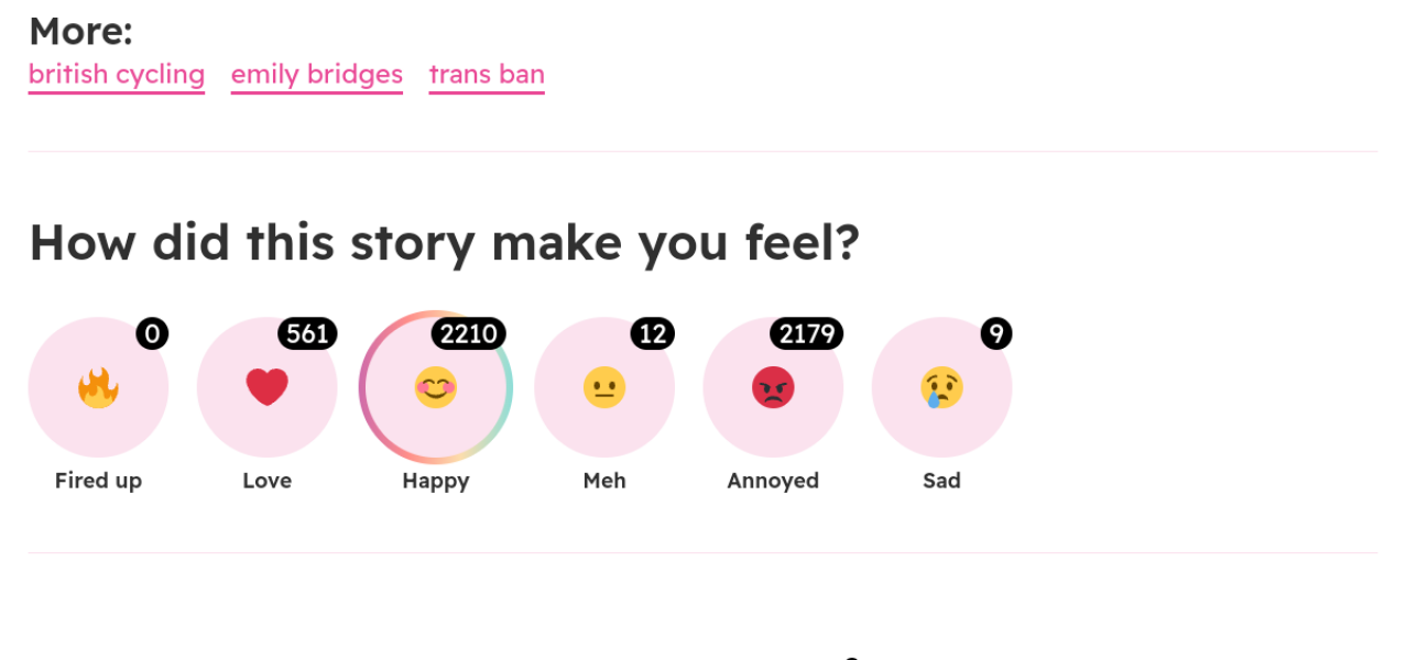 New British Cycling trans policy